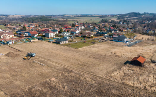 PRODÁNO – Prodej stavebního pozemku, 1218m2, Václavice u Benešova