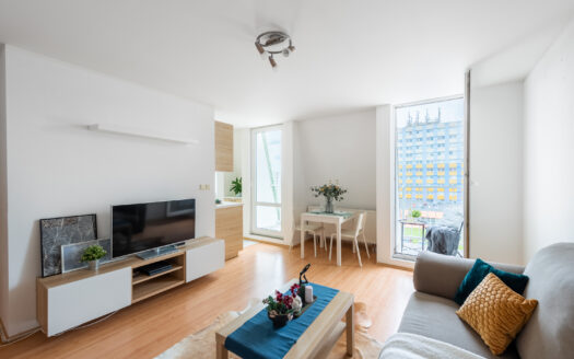 PRODÁNO – Prostorný byt 2kk se 4 balkóny a sklepním kójí, Rajská zahrada