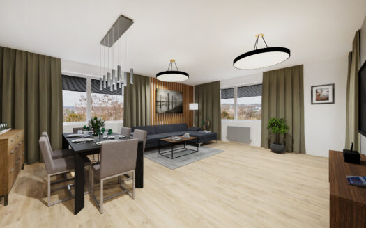 PRODEJ UKONČEN – Byt 4+kk v novostavbě se zahradou ve vyhlášených Statenicích u Divoké Šárky