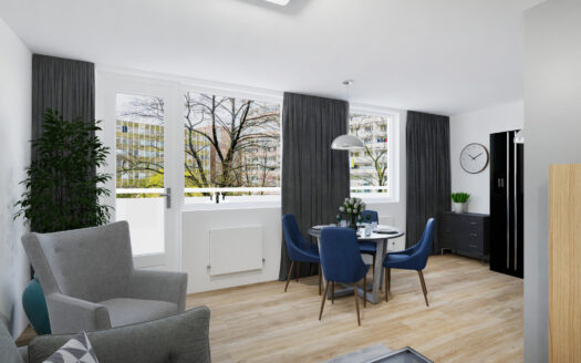 PRODÁNO – Byt 2+1 se 2 lodžiemi a sklepem, Vršovice