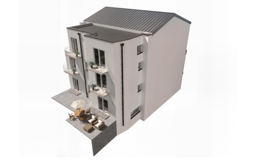 PRODÁNO – Ateliér / nebytový prostor 1+kk v developerském projektu REZIDENCE OBORA, B3