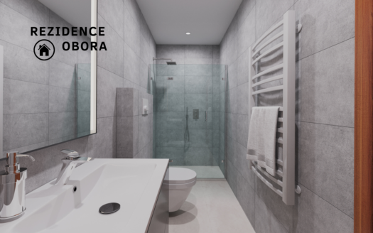 PRODÁNO – Byt 1+kk v developerském projektu REZIDENCE OBORA, B2