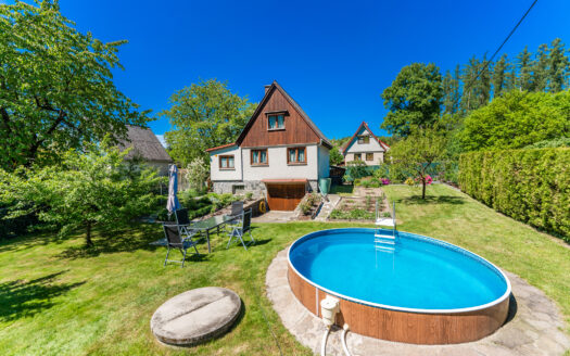 PRODÁNO – Krásná chata se zahradou ve velmi dobrém stavu – Hudčice, Slavětín