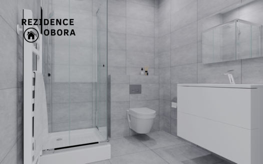 PRODÁNO – Byt 1+kk v developerském projektu REZIDENCE OBORA, B8