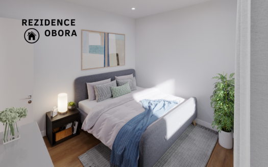 PRODÁNO – Byt v developerském projektu REZIDENCE OBORA, B10