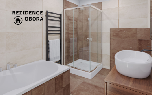 PRODÁNO – Mezonet 2+kk v developerském projektu REZIDENCE OBORA, B13