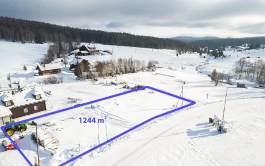 NA PRODEJ – Stavební pozemek 1 244 m², Kvilda