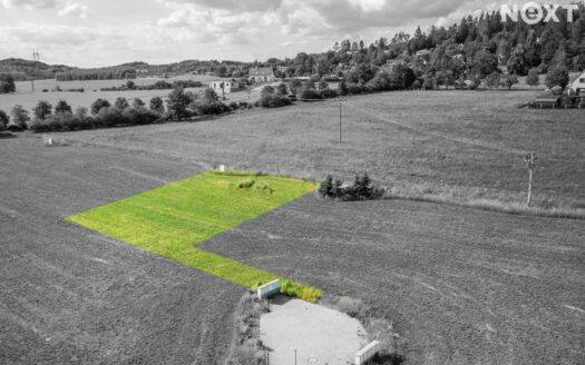 PRODÁNO – Stavební pozemek 1 256 m², ul. Na Vráži, Pyšely